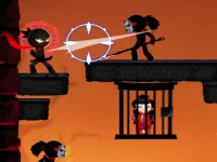Ninja Stickman Warrior HTML5 image